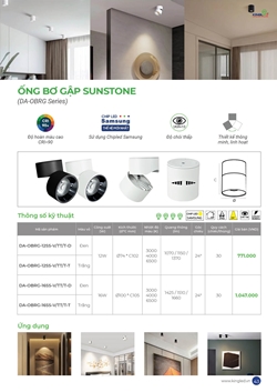 Báo giá đèn Led Ống bơ 2025